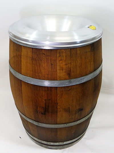 WWR-35F, Full Barrel Waste Receptacle with Safety Lid